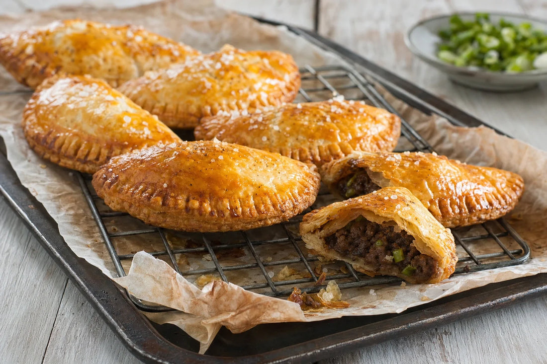 Black Pepper Sauce Beef and Scallion Hand Pies