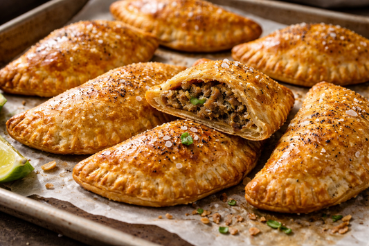 Black Pepper Sauce Beef and Scallion Hand Pies
