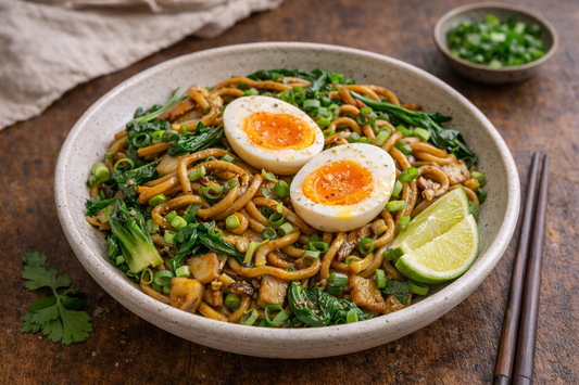 Hokkien Mee Breakfast Noodles with Jammy Eggs